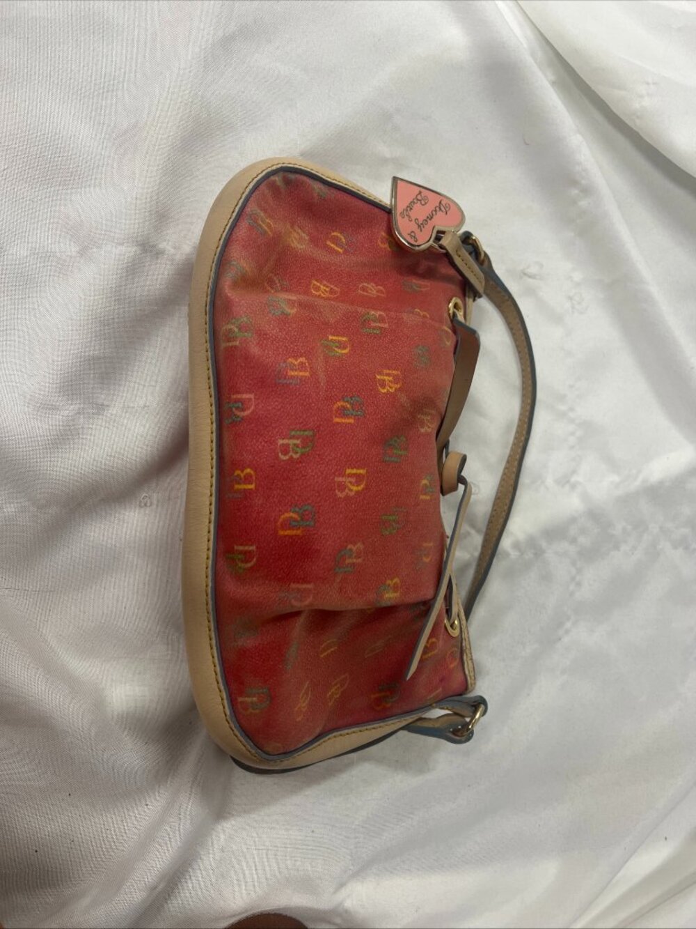 VINTAGE Y2K DOONEY & BOURKE Rainbow Monogram Shoulder Bag